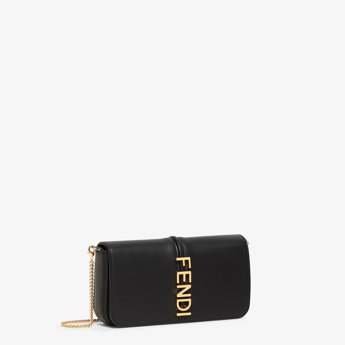 FENDI Fendigraphy Wallet On Chain Black leather wallet - Image 5